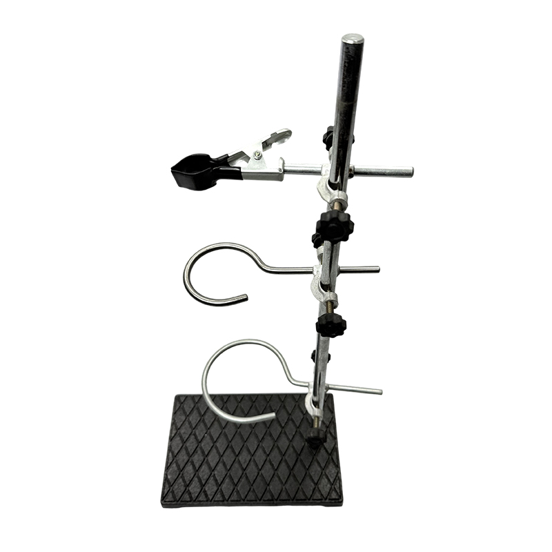 Soporte de hierro de laboratorio utilizado para arreglar y admitir varios instrumentos