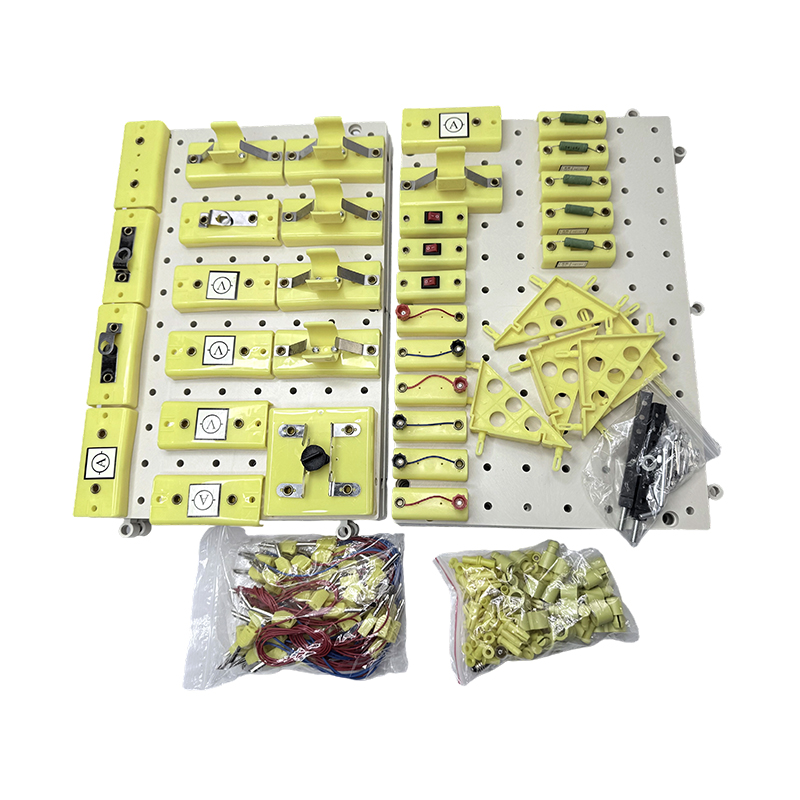 Experimento de ciencias de instrumentos de física de la escuela y kit de enseñanza de la junta de circuito de demostración de la escuela secundaria