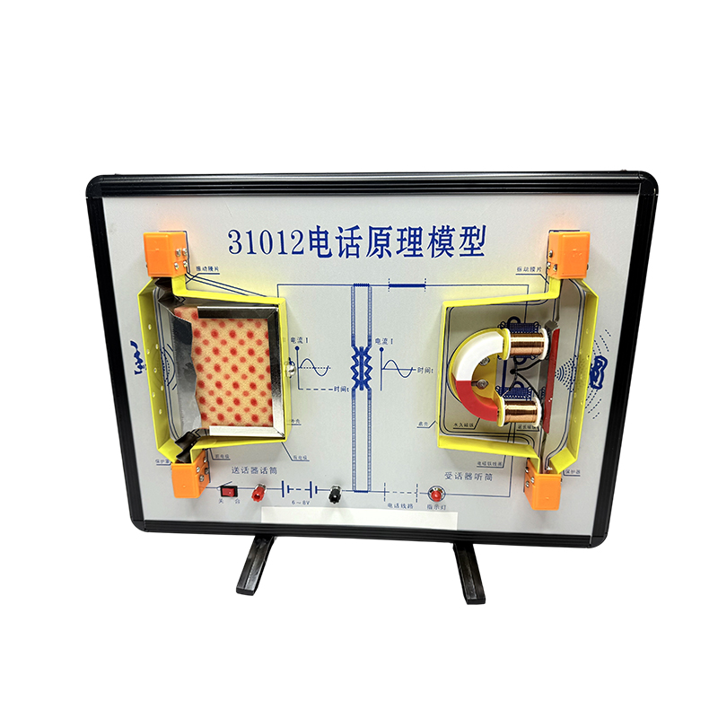 Demostración del principio del trabajo del teléfono/ físico/ instrumento de enseñanza