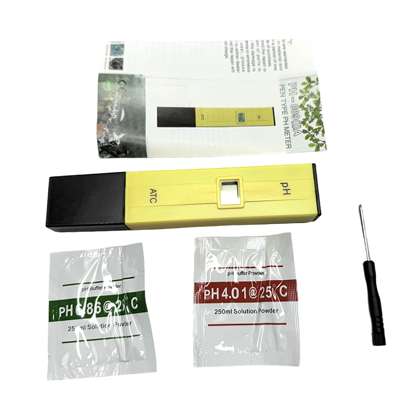 Medidor de pH digital de alta precisión utilizado en sitios experimentales /medidor de pH tipo pluma