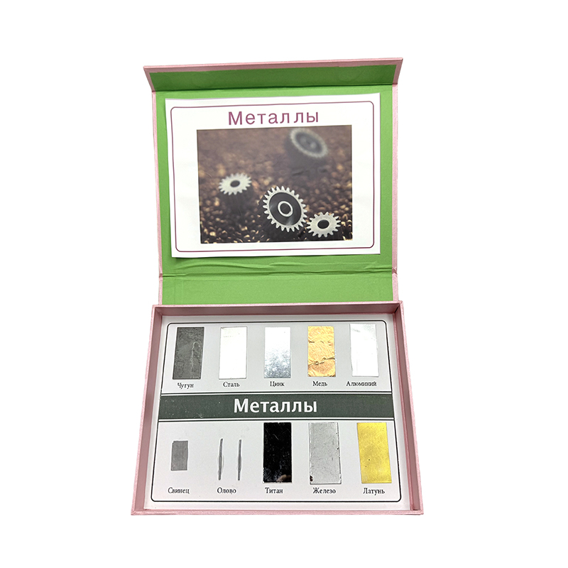 Especímenes de metal y aleación