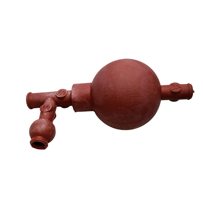 Bola de succión de pipeta de goma Laboratorio de succión cuantitativa de tres vías 