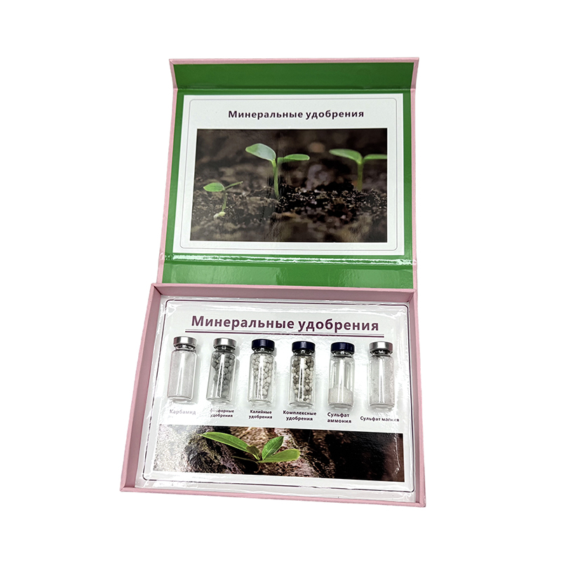 6 tipos de muestras de fertilizantes minerales