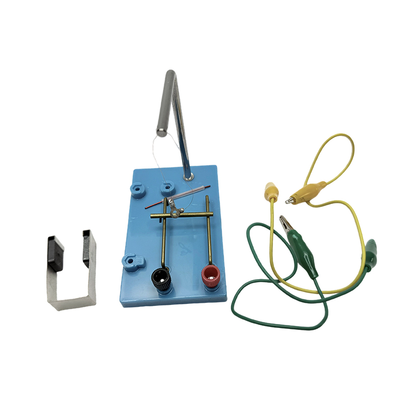 Efecto del campo magnético en el aparato experimental de corriente eléctrica/física escolar/instrumentos de laboratorio