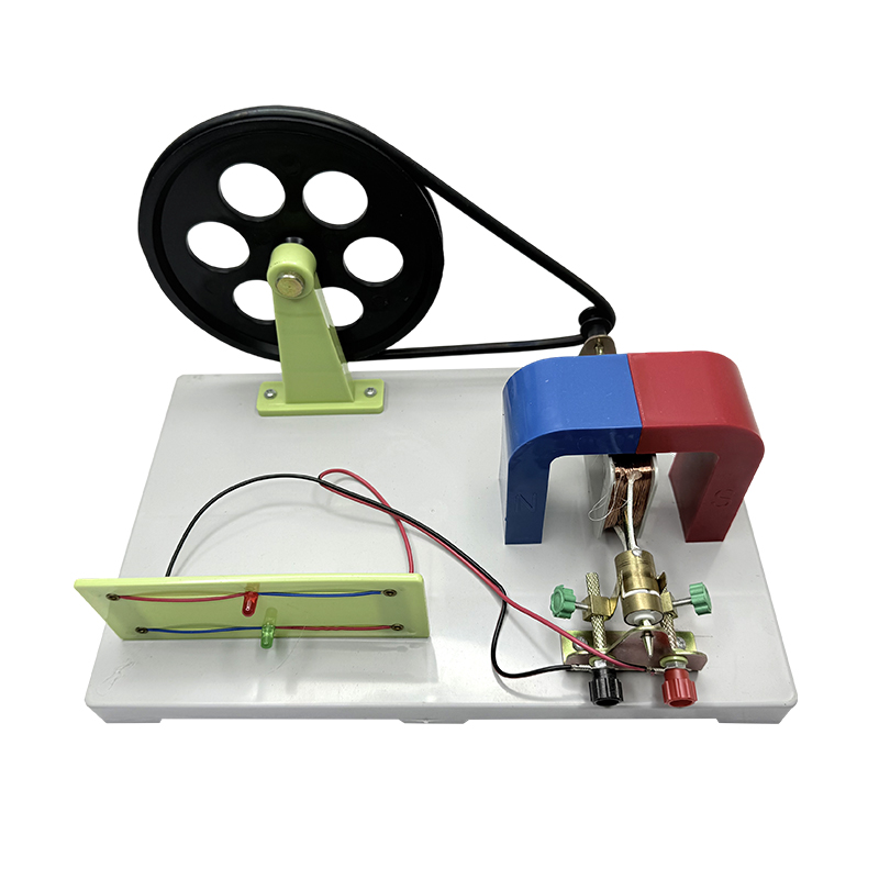 Generador de CA de mano Generador de manivela de mano AC/DC Generador Física Faraday Instrumentos de enseñanza electromagnética