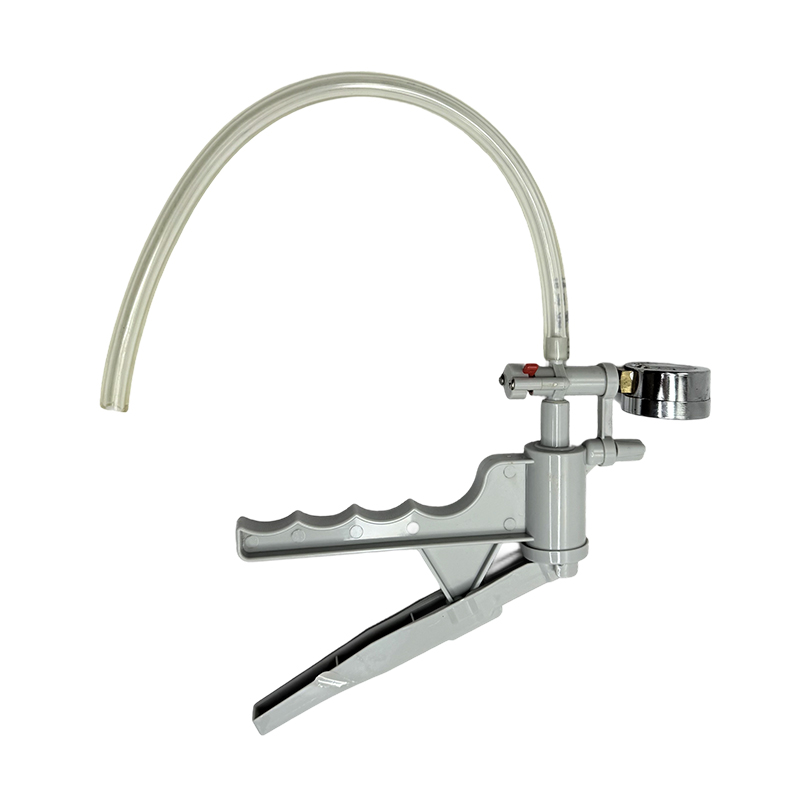 Bomba de vacío operada a mano con medidor para el dispositivo de extracción de laboratorio/aire