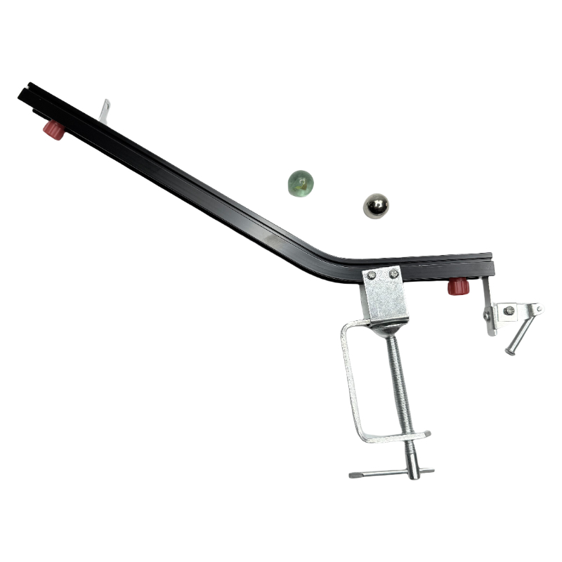 Laboratorio de física escolar Instrumento Ciencias Experimento de examen de prueba de colisión para verificar la ley de conservación del impulso