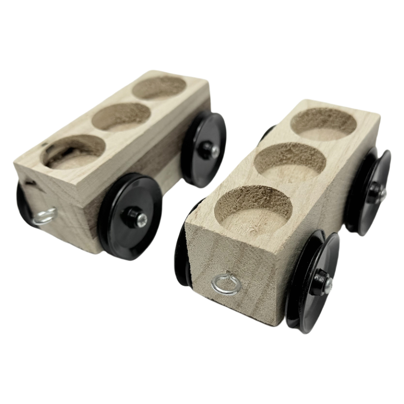 Physics Aparato de carro dinámico para el experimento （Wooden）