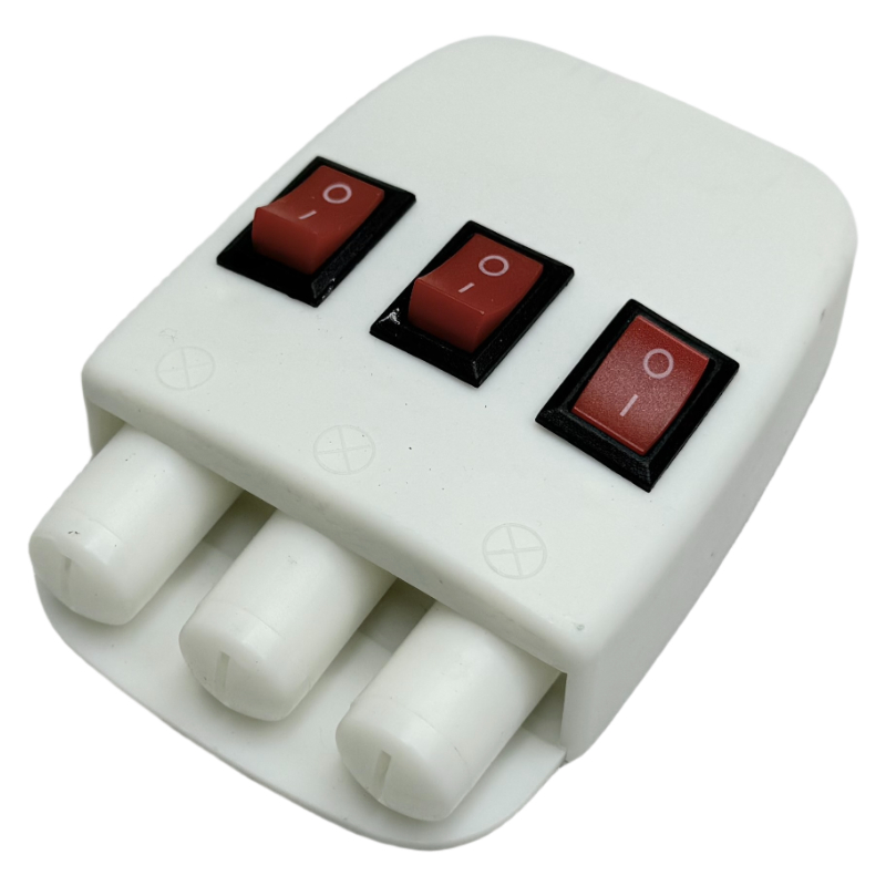 Instrumentos experimentales de ciencias de la física de la escuela primaria y de secundaria de tres canales