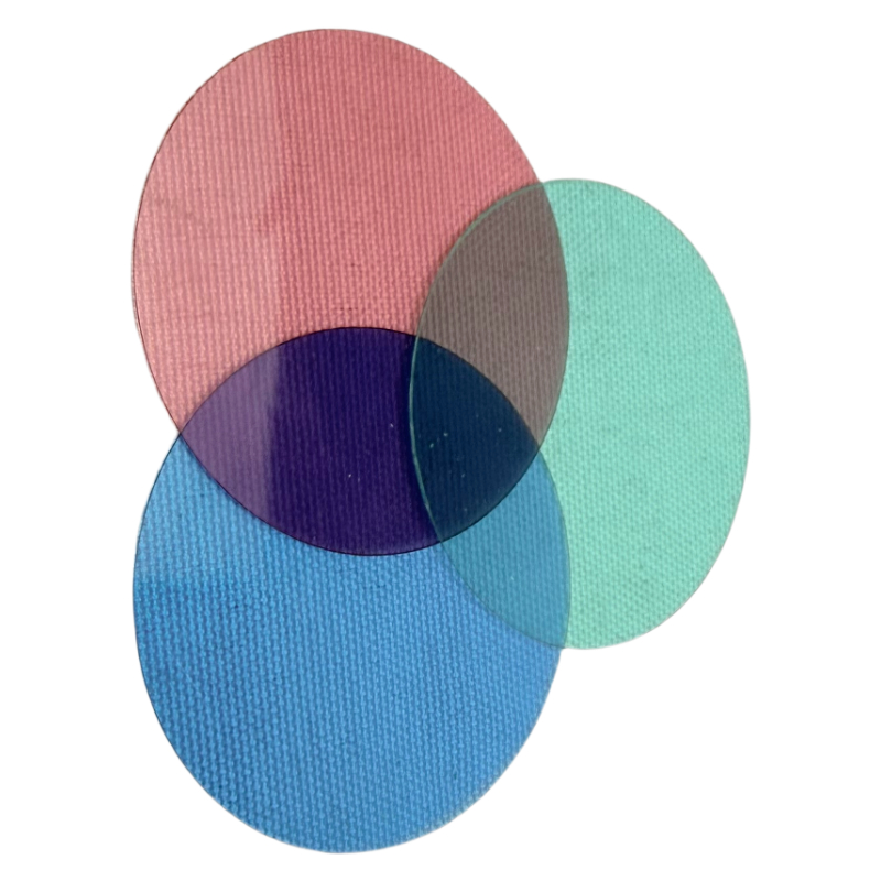Comprender los tres colores primarios Ciencia y educación Física Modelo Experimental Material/Película translúcida de colores